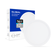 LED-світильник точковий врізний GLOBAL SP adjustable 14W, 4100K (коло)