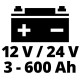 Пуско-зарядний пристрій Einhell CE-BC 30 M, 12/24В, 3-600А·год, макс 30А