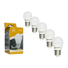 Лампа світлодіодна ЕВРОСВЕТ 5Вт 4200К Р-5-4200-27 E27