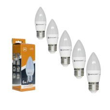 Лампа світлодіодна ЕВРОСВЕТ 6Вт 4200К С-6-4200-27 E27