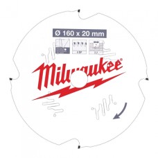 Пильний диск Milwaukee PFTE 160х20х2.2мм 4T (4932471293)