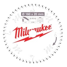 Пильний диск Milwaukee PFTE 160х20х2.2мм 52T (4932471292)