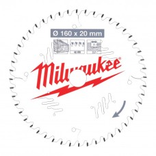 Пильний диск Milwaukee PFTE 160х20х2.2мм 48T (4932471291)