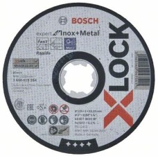Диск відрізний по металу/нержав. сталі Bosch X-LOCK Expert 125x1.0 (2.608.619.264)