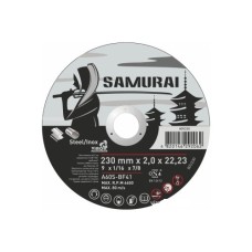 Диск відрізний по металу/нержав. сталі SAMURAI 230x2.0 (60V230)