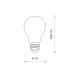 10588 Лампа Nowodvorski BULB LED, E27, A60, 10W, 3000K, ANGLE 360 CN